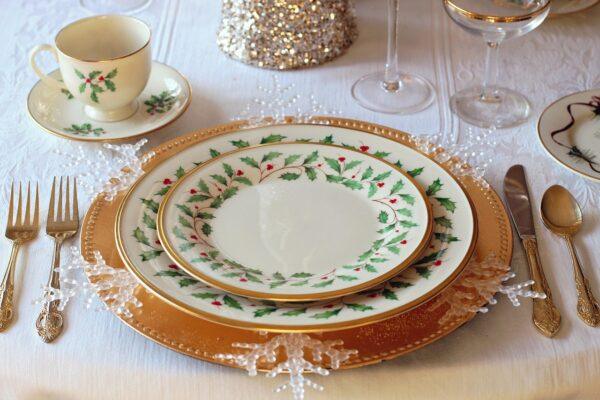 Hand-Painted Dinner Plate